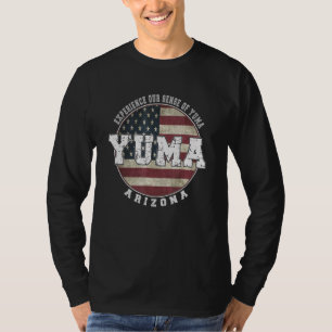 Camiseta Bandera estadounidense vintage de Yuma Arizona