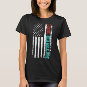 Camiseta Bandera estadounidense vintage retirada 2023