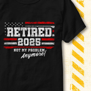 Camiseta Bandera Estadounidense Vintage Retirada 2025 No Es