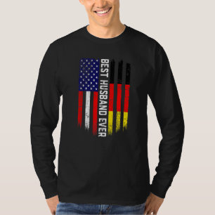 Camiseta Bandera estadounidense y bandera alemana mejor mar