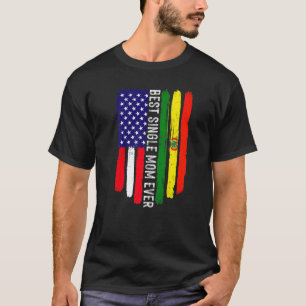 Camiseta Bandera estadounidense y bandera boliviana mejor m