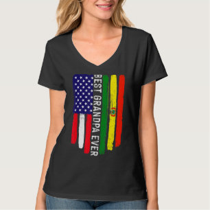Camiseta Bandera estadounidense y bandera boliviana mejor n