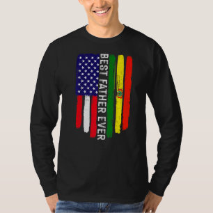 Camiseta Bandera estadounidense y bandera boliviana mejor p