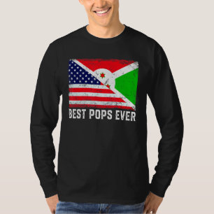 Camiseta Bandera estadounidense y Bandera burundiana mejor