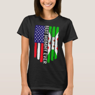 Camiseta Bandera estadounidense y Bandera burundiana mejor