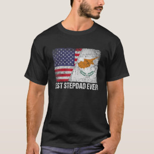 Camiseta Bandera estadounidense y bandera chipriota mejor h