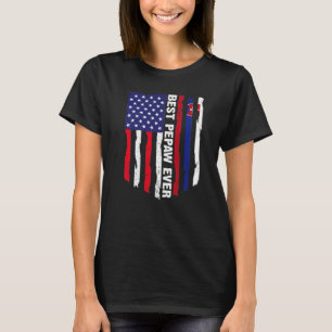 Camiseta Bandera estadounidense y bandera de Eslovaquia mej
