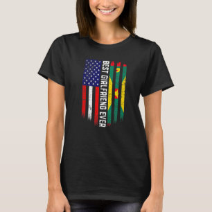 Camiseta Bandera estadounidense y bandera de Granada mejor