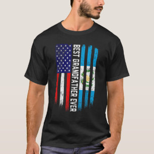 Camiseta Bandera estadounidense y bandera de Guatemala Mejo