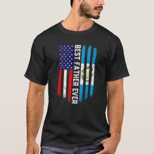 Camiseta Bandera estadounidense y bandera de Guatemala mejo