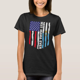 Camiseta Bandera estadounidense y bandera de San Marino mej