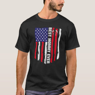 Camiseta Bandera estadounidense y bandera de Singapur mejor
