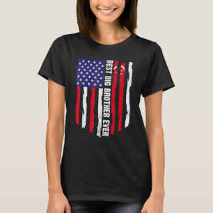 Camiseta Bandera estadounidense y bandera de Singapur Mejor