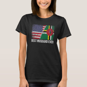 Camiseta Bandera estadounidense y bandera dominica mejor es