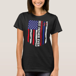 Camiseta Bandera estadounidense y bandera eslovaca mejor pa
