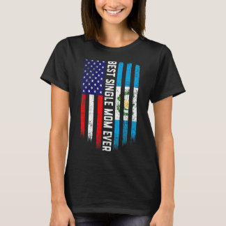 Camiseta Bandera estadounidense y bandera guatemalteca mejo