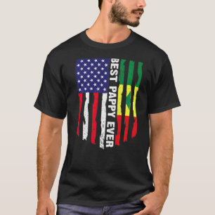 Camiseta Bandera estadounidense y bandera senegalesa mejor