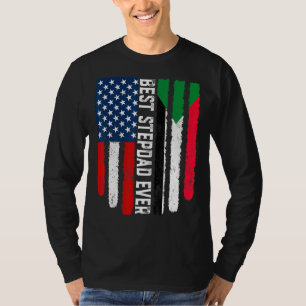 Camiseta Bandera estadounidense y bandera sudanesa mejor fa