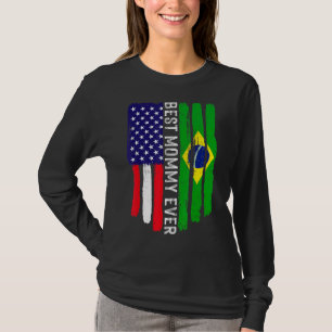 Camiseta Bandera estadounidense y la mejor familia de mami