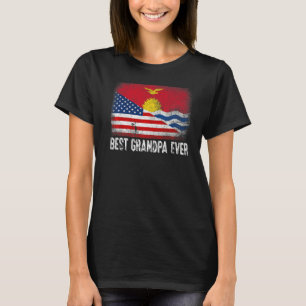 Camiseta Bandera estadounidense y mejor abuelo de la histor