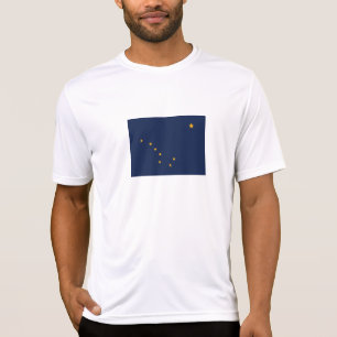 Camiseta Bandera estatal de Alaska