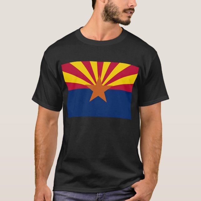 Camiseta Bandera Estatal de Arizona (Anverso)