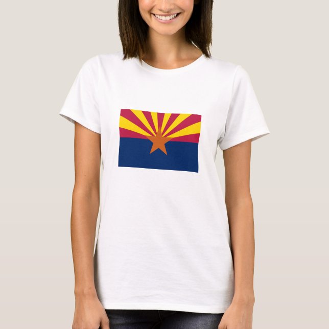 Camiseta Bandera Estatal de Arizona (Anverso)