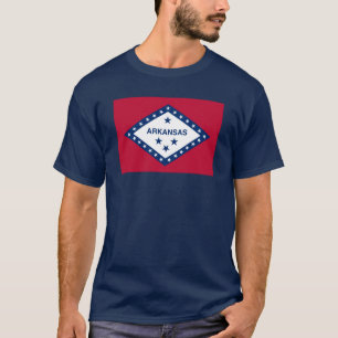 Camiseta Bandera estatal de Arkansas