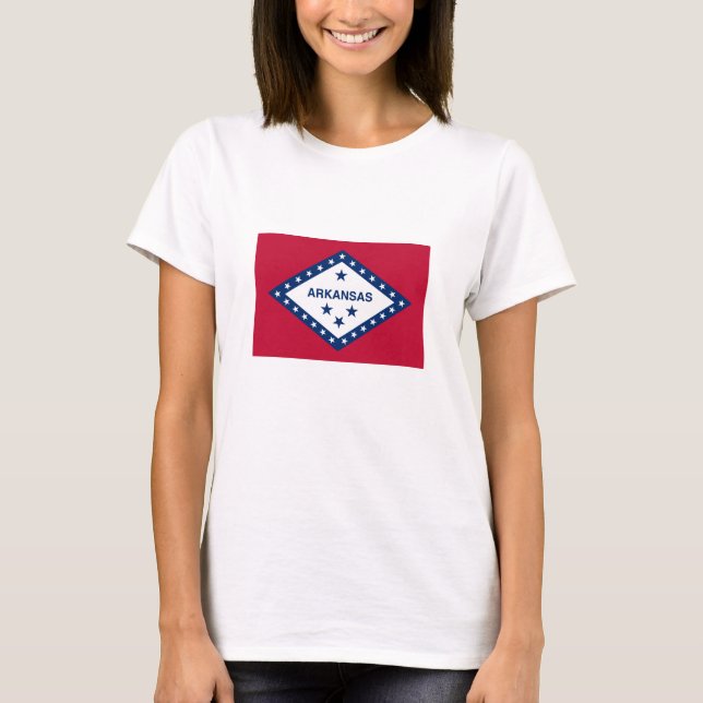 Camiseta Bandera estatal de Arkansas (Anverso)