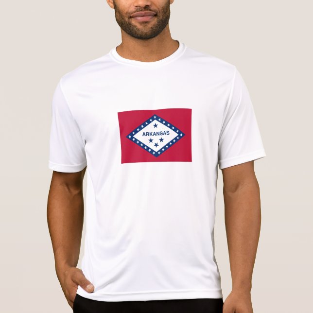 Camiseta Bandera estatal de Arkansas (Anverso)
