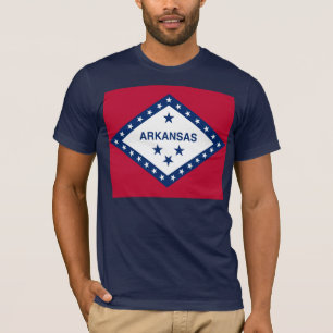 Camiseta Bandera estatal de Arkansas