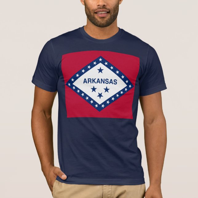 Camiseta Bandera estatal de Arkansas (Anverso)