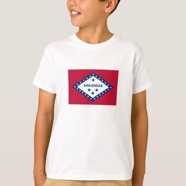 Camiseta Bandera estatal de Arkansas (Anverso)