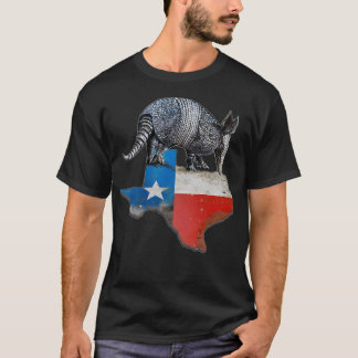 Camiseta Bandera Estatal de Armadillo Texas