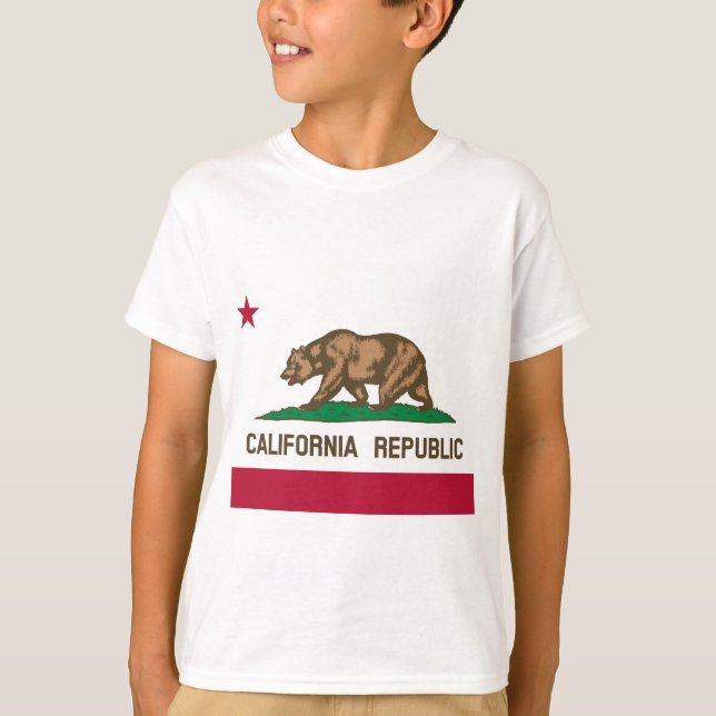 Camiseta Bandera estatal de California (Anverso)