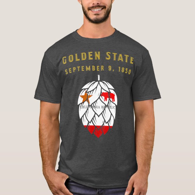 Camiseta Bandera Estatal de California (Anverso)