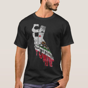 Camiseta Bandera estatal de California a Cali le encanta el