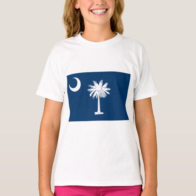 Camiseta Bandera Estatal de Carolina del Sur (Anverso)
