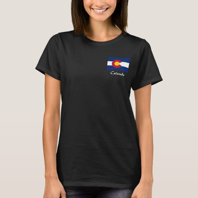 Camiseta Bandera Estatal de Colorado (Anverso)