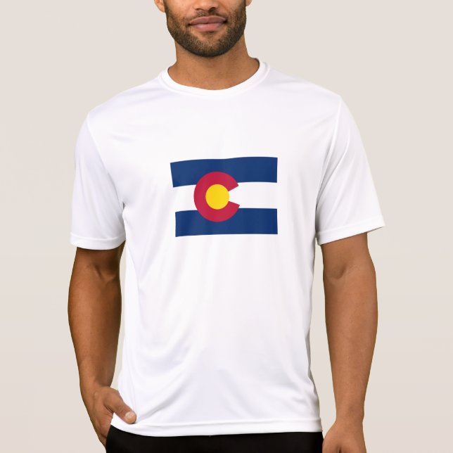 Camiseta Bandera Estatal de Colorado (Anverso)