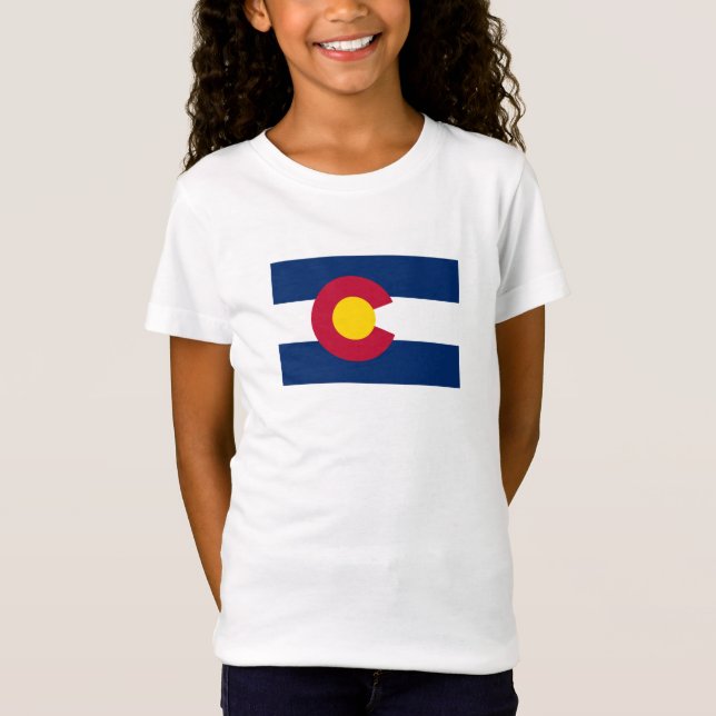 Camiseta Bandera Estatal de Colorado (Anverso)