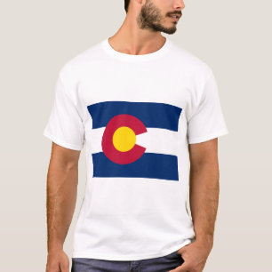 Camiseta Bandera Estatal de Colorado