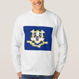 Camiseta Bandera estatal de Connecticut