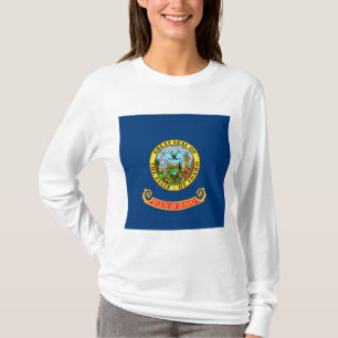 Camiseta Bandera estatal de Idaho