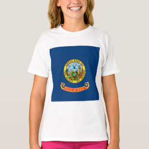 Camiseta Bandera estatal de Idaho