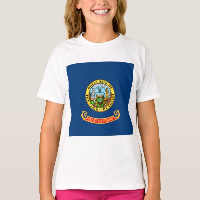 Camiseta Bandera estatal de Idaho (Anverso)