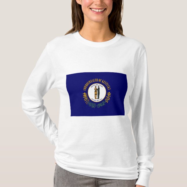 Camiseta Bandera Estatal de Kentucky (Anverso)