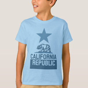 Camiseta Bandera estatal de la REPÚBLICA CALIFORNIA