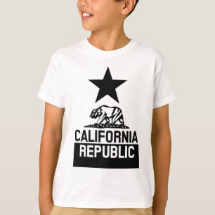 Camiseta Bandera estatal de la REPÚBLICA CALIFORNIA