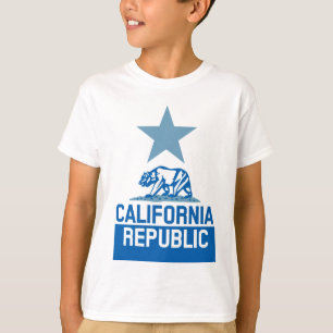 Camiseta Bandera estatal de la REPÚBLICA CALIFORNIA